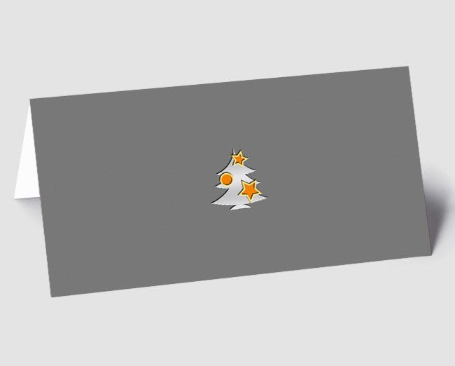 Weihnachtskarte Bäume