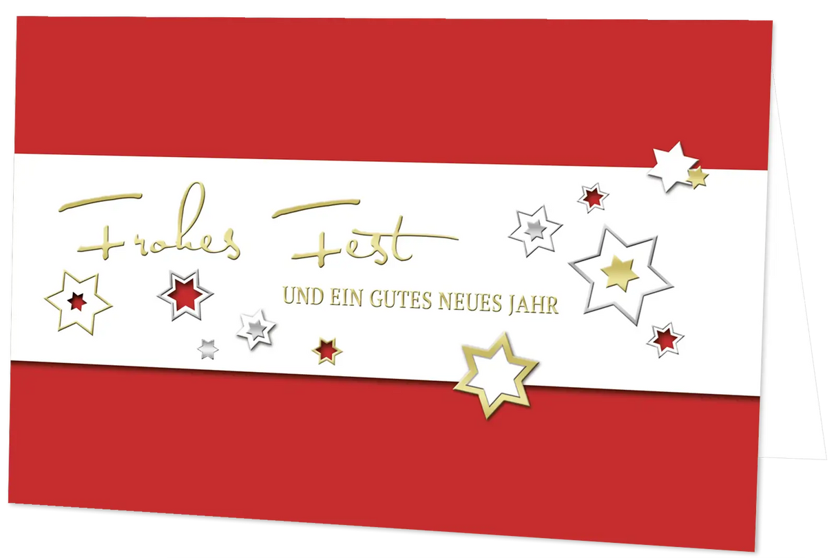 Weihnachtskarte Sternenzauber