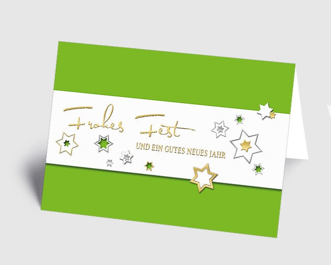 Weihnachtskarte Sternenzauber