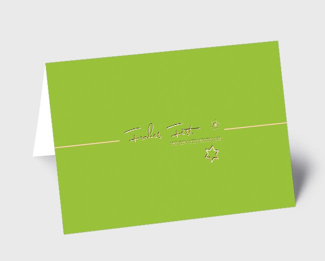 Weihnachtskarte Sternenzauber