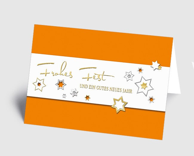 Weihnachtskarte Sternenzauber