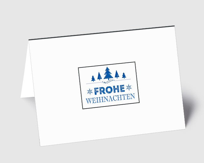 Weihnachtskarte Vintage Line: Frohe Weihnachten