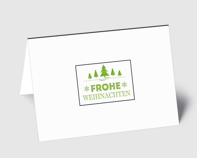 Weihnachtskarte Vintage Line: Frohe Weihnachten