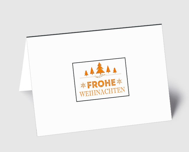 Weihnachtskarte Vintage Line: Frohe Weihnachten