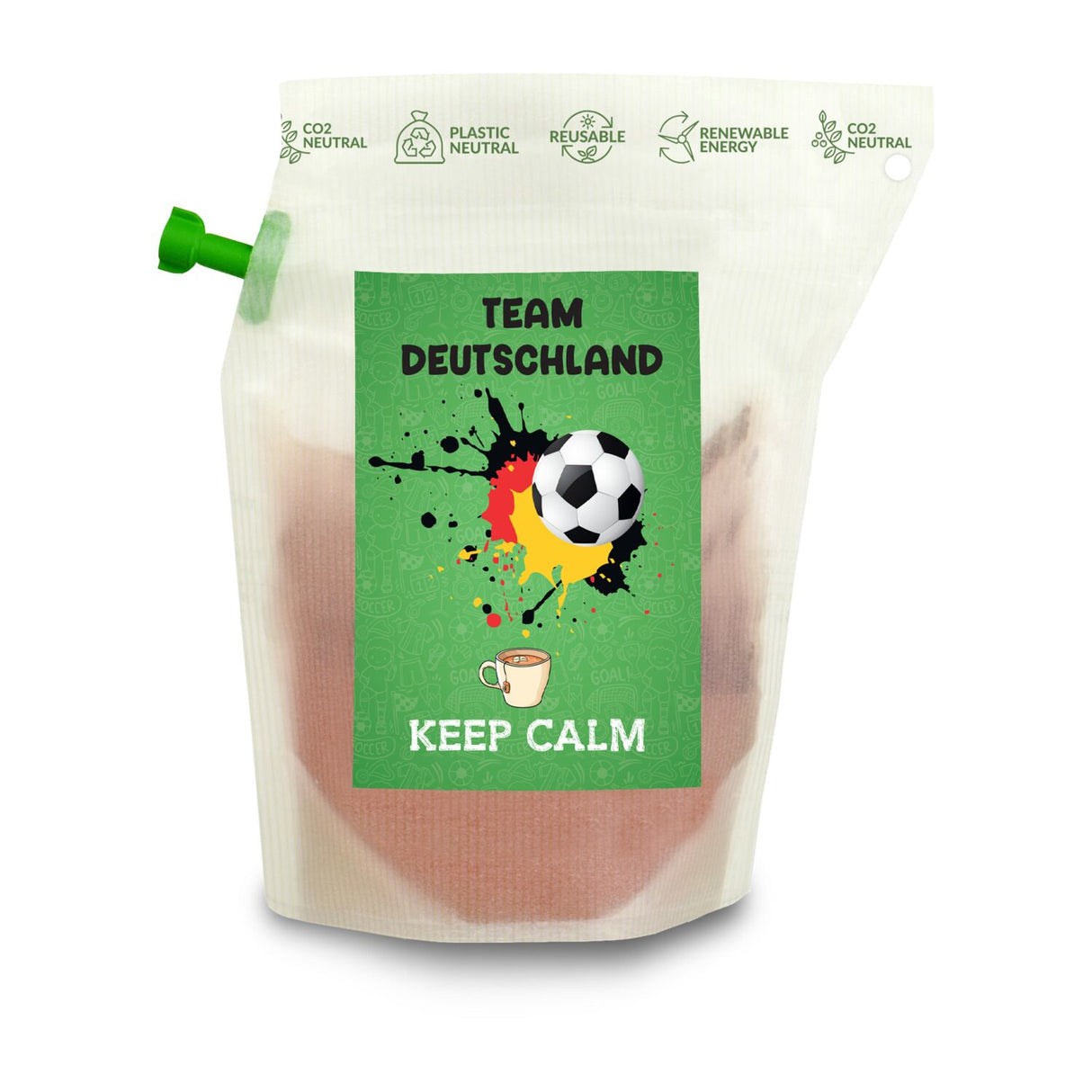 Fußball-WM Team Deutschland Keep Calm, Tee im Brühbeutel