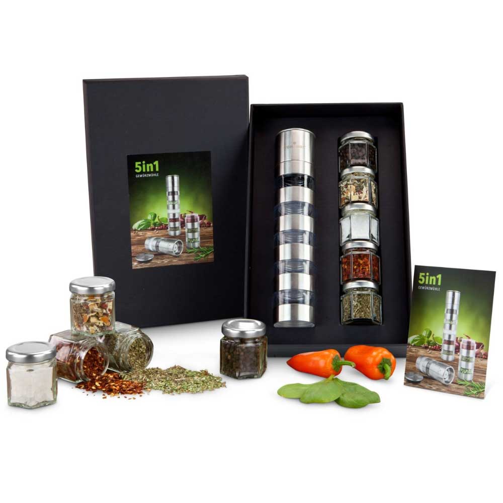 5 in 1 - Gewürzmühlenvariation