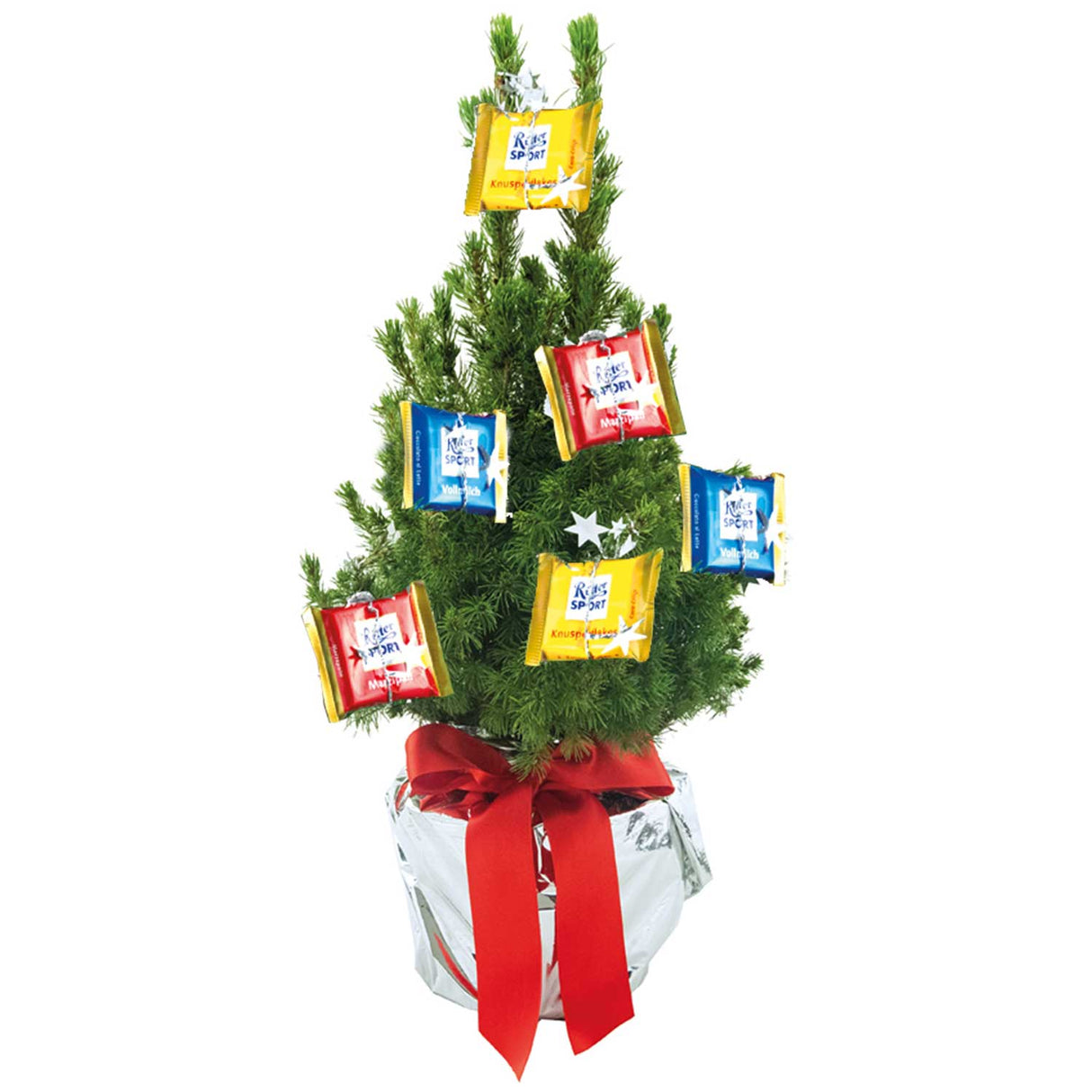 Ritter Sport Weihnachtsgeschenk für Kunden - Schokotraum Naturweihnachtsbäumchen