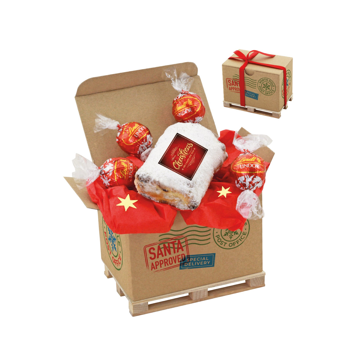 Firmengeschenk Mitarbeiter Weihnachten - Weihnachts-Cargo-Box