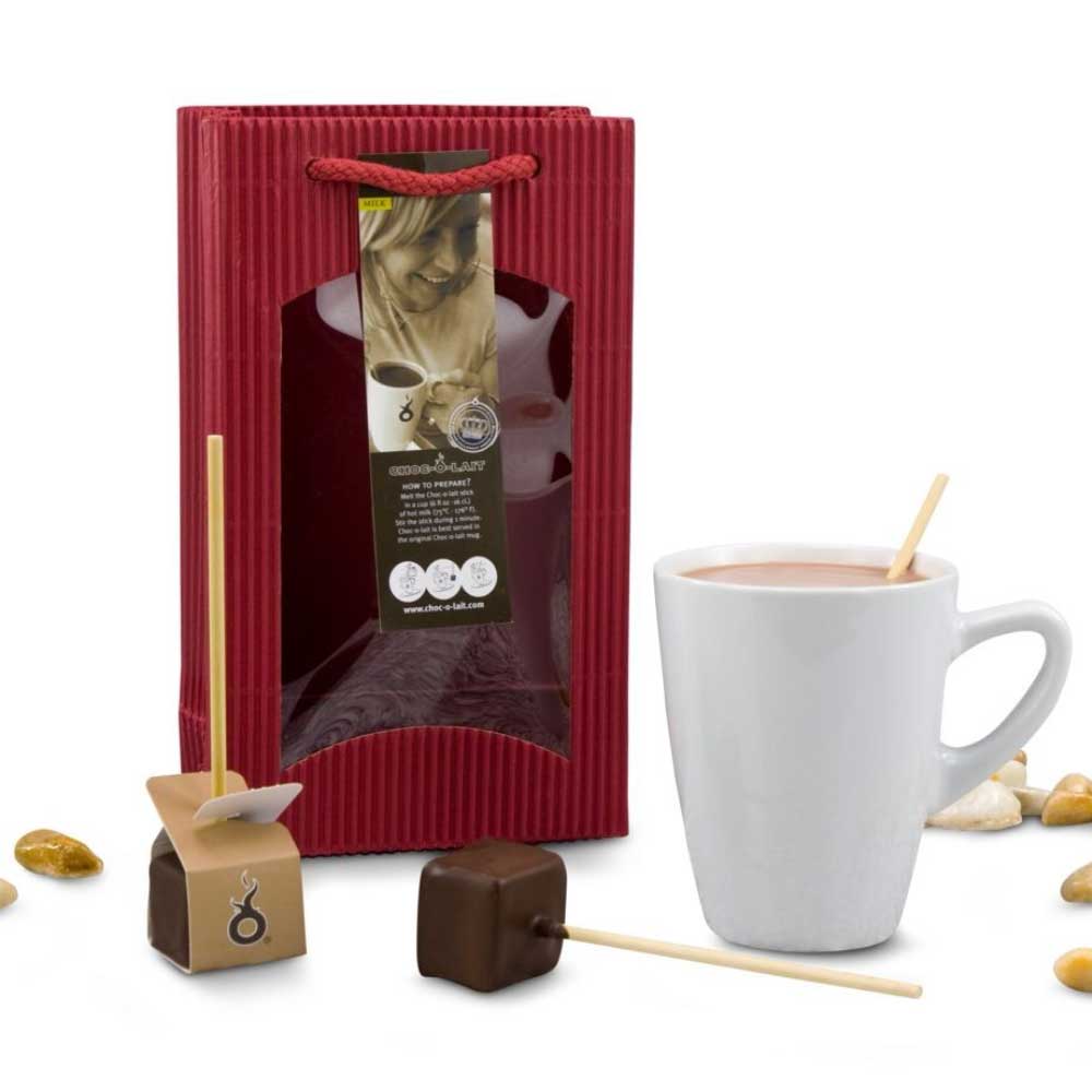 Schokostick in Tasse