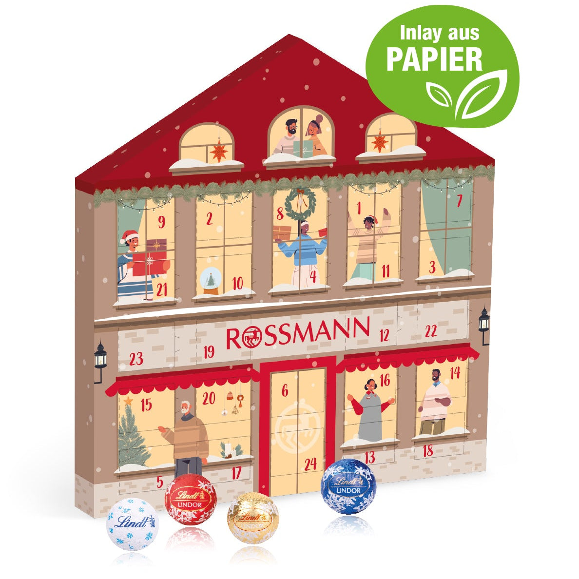 Adventskalender Weihnachtshaus "Exklusiv"
