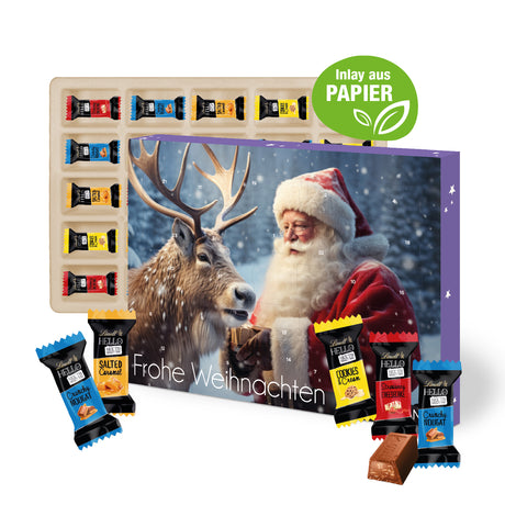 Lindt Hello Werbeartikel Adventskalender mit Firmen Logo