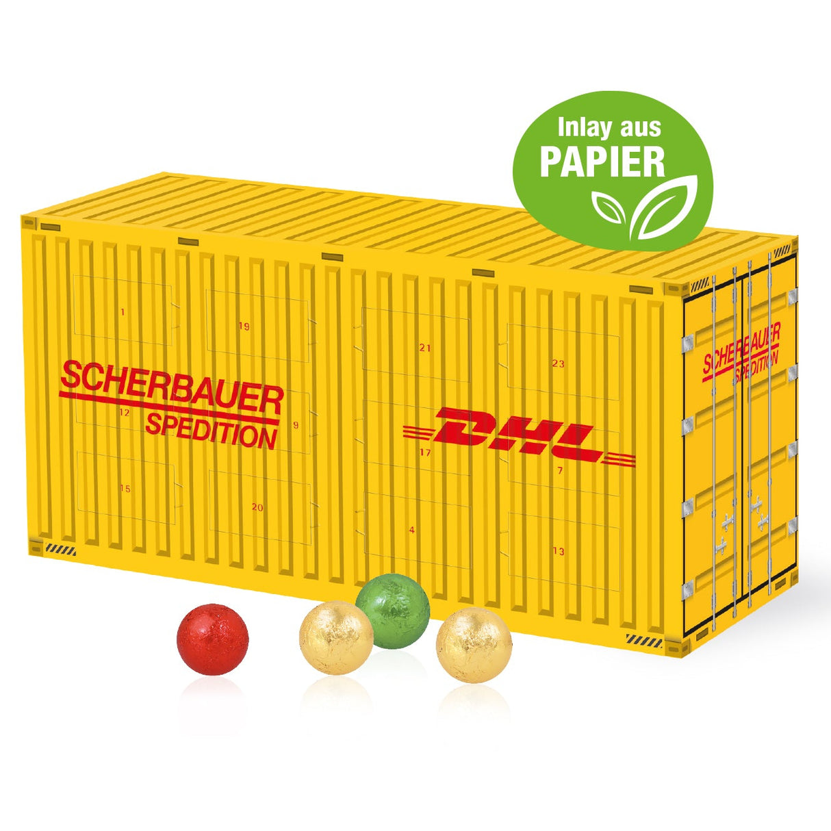 Werbeartikel Adventskalender mit Firmen Logo