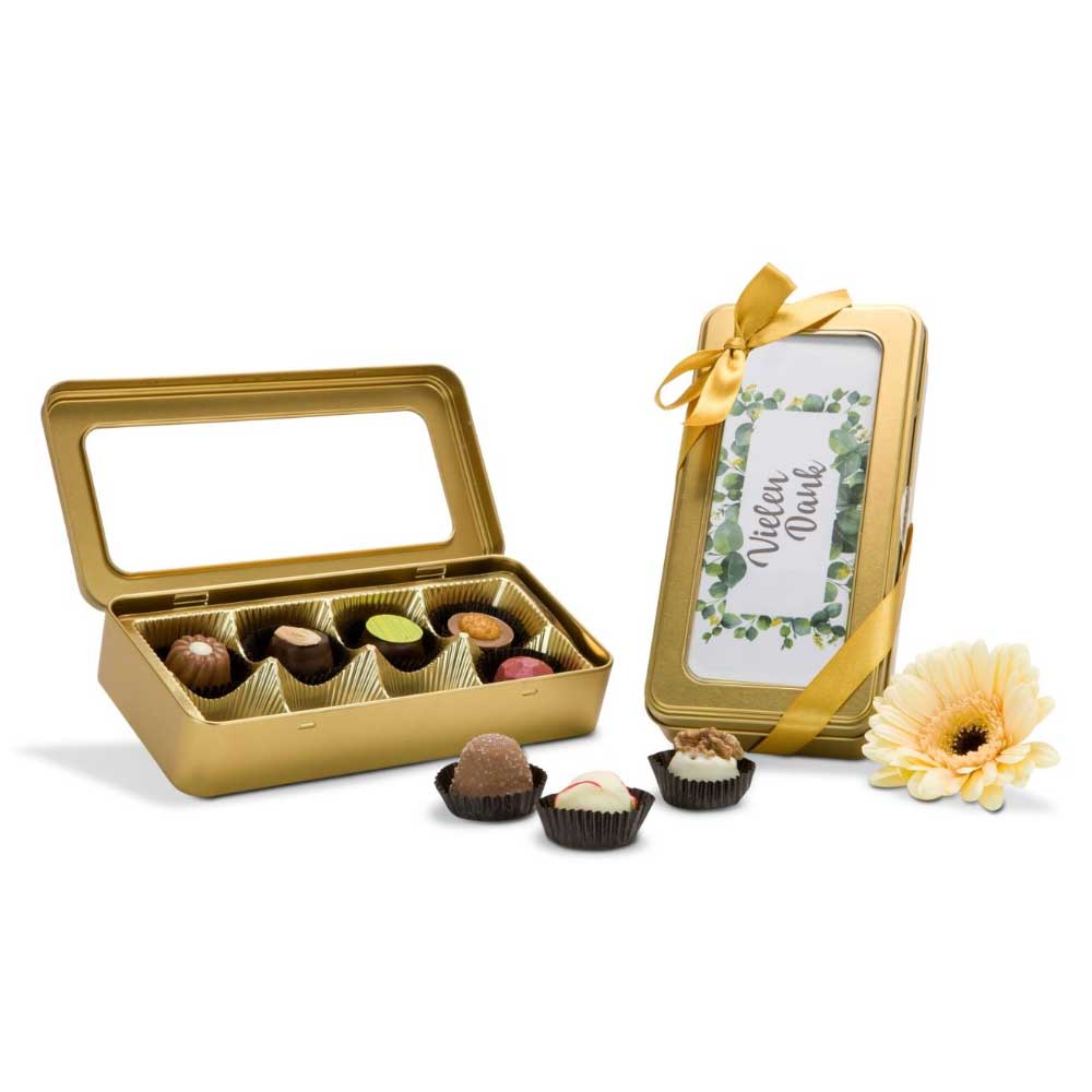 Golddose Vielen Dank