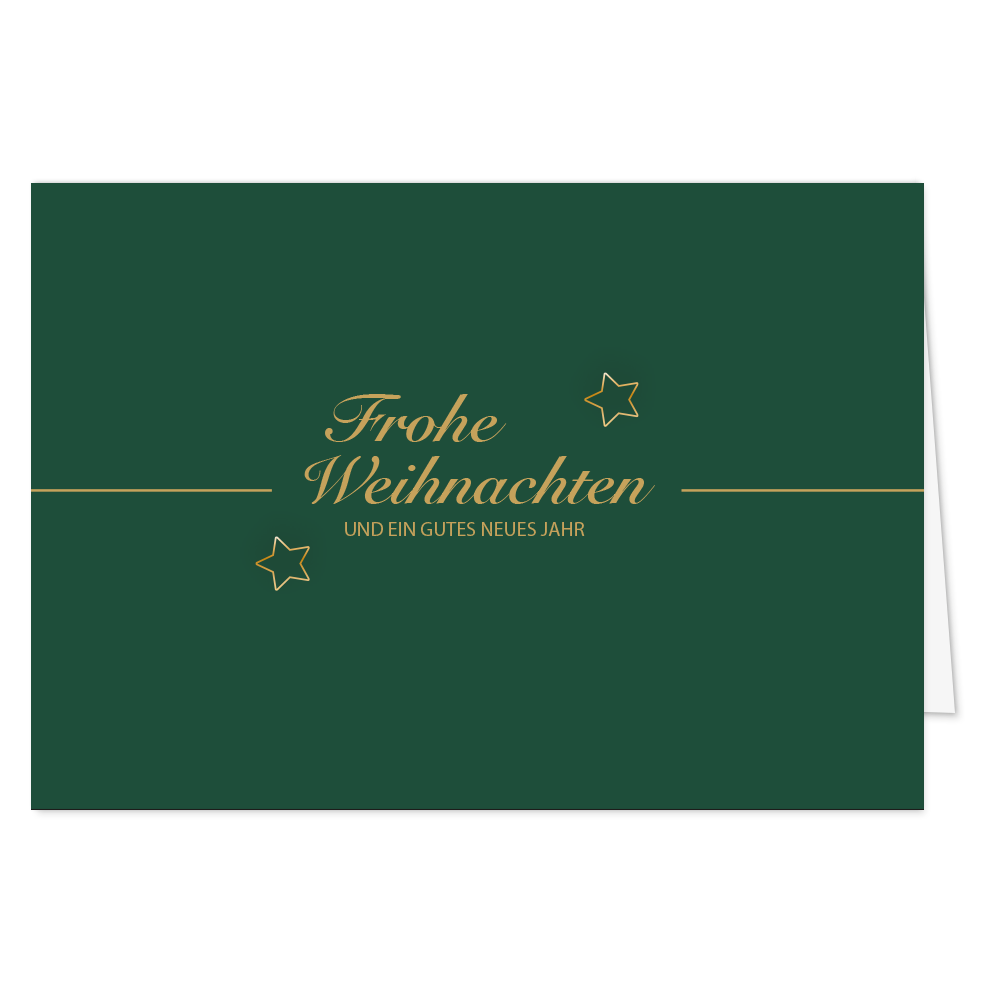Weihnachtskarte Sternenzauber