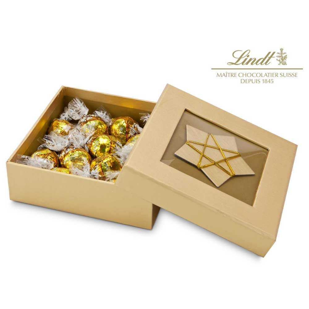 Weihnachtsgeschenk Mitarbeiter - Goldene Schachtel