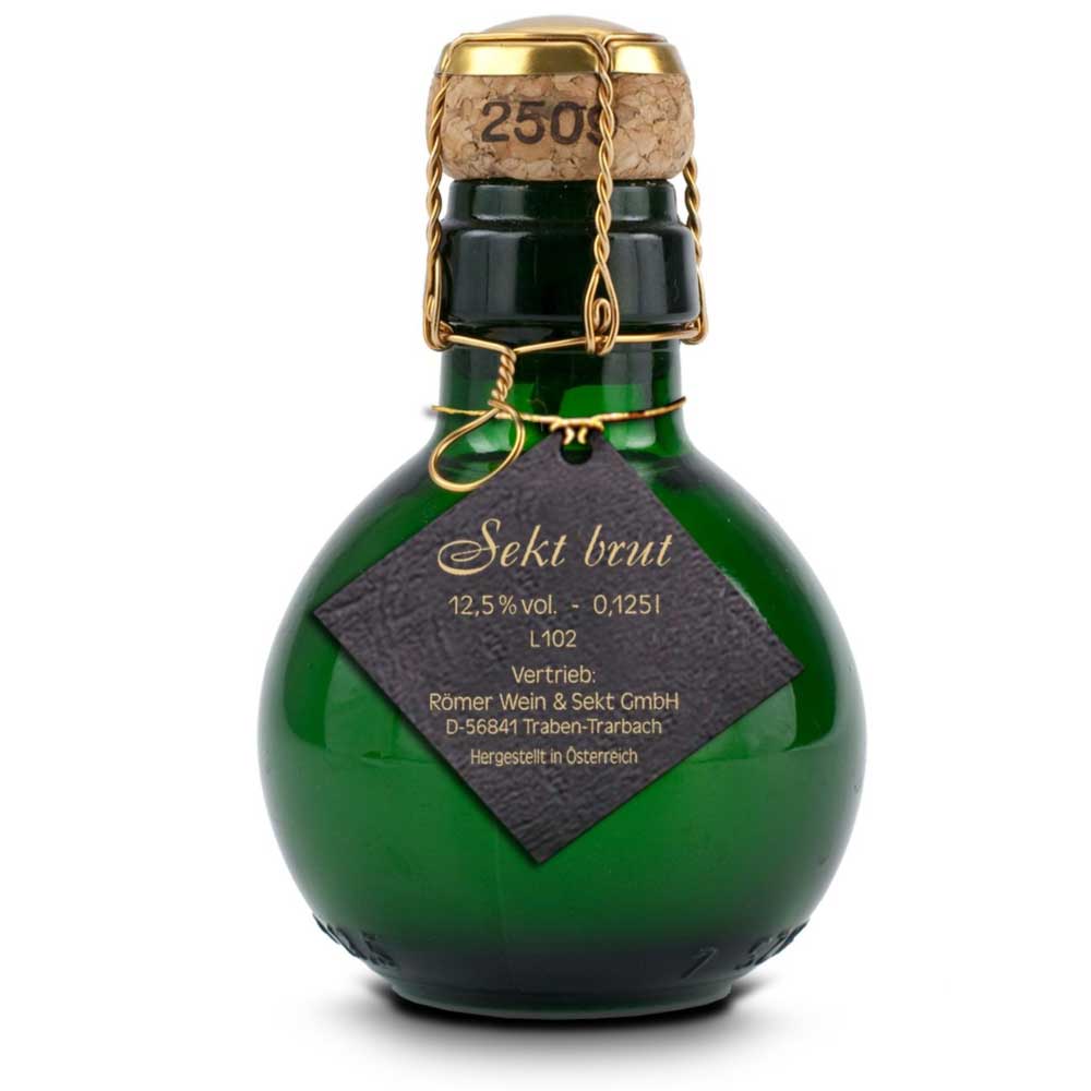Kleinste Sektflasche der Welt Vielen Dank, 125 ml