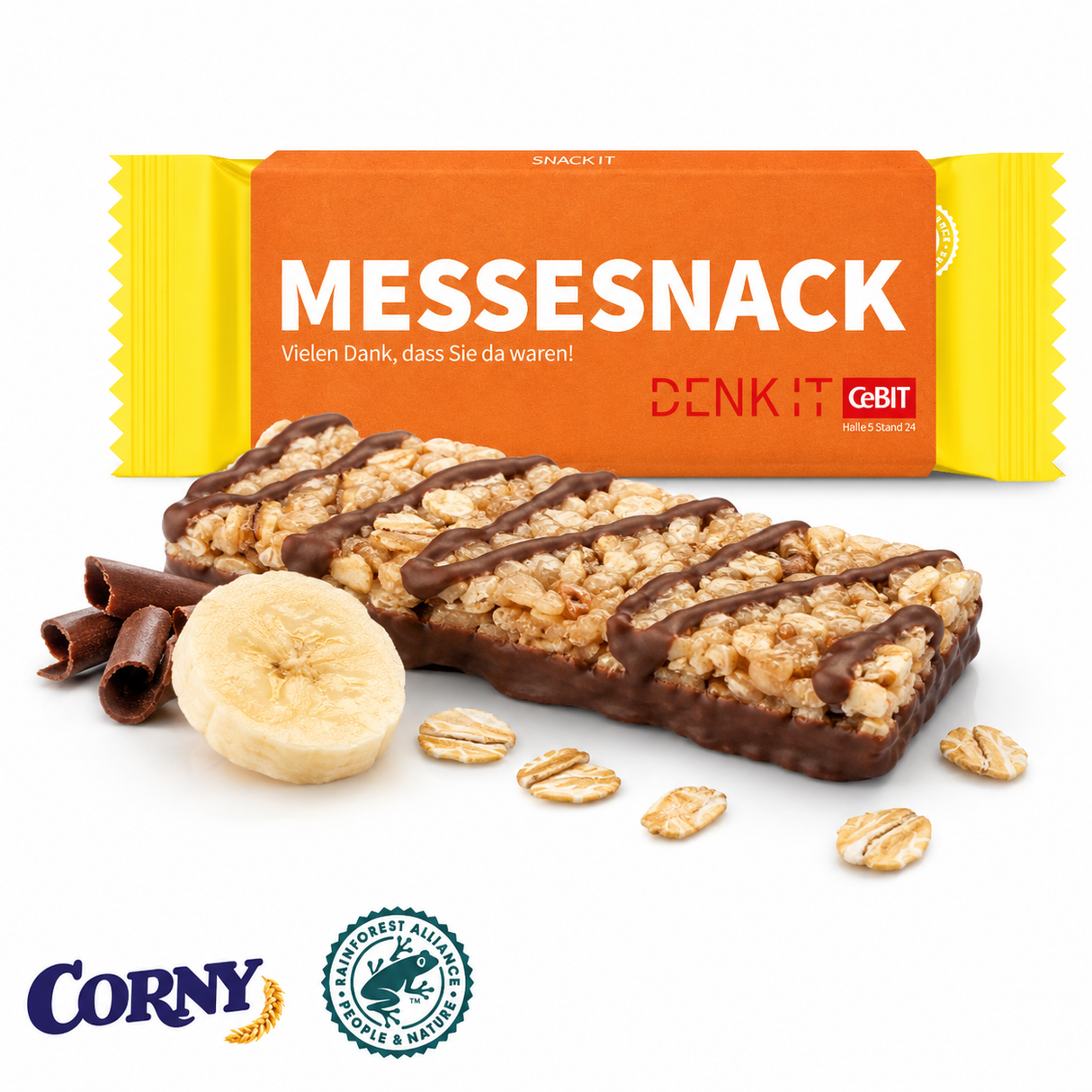 Corny Werbeartikel mit logo bedrucken