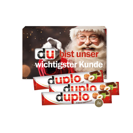 Werbegeschenk Kunden Weihnachten - Duplo 3er