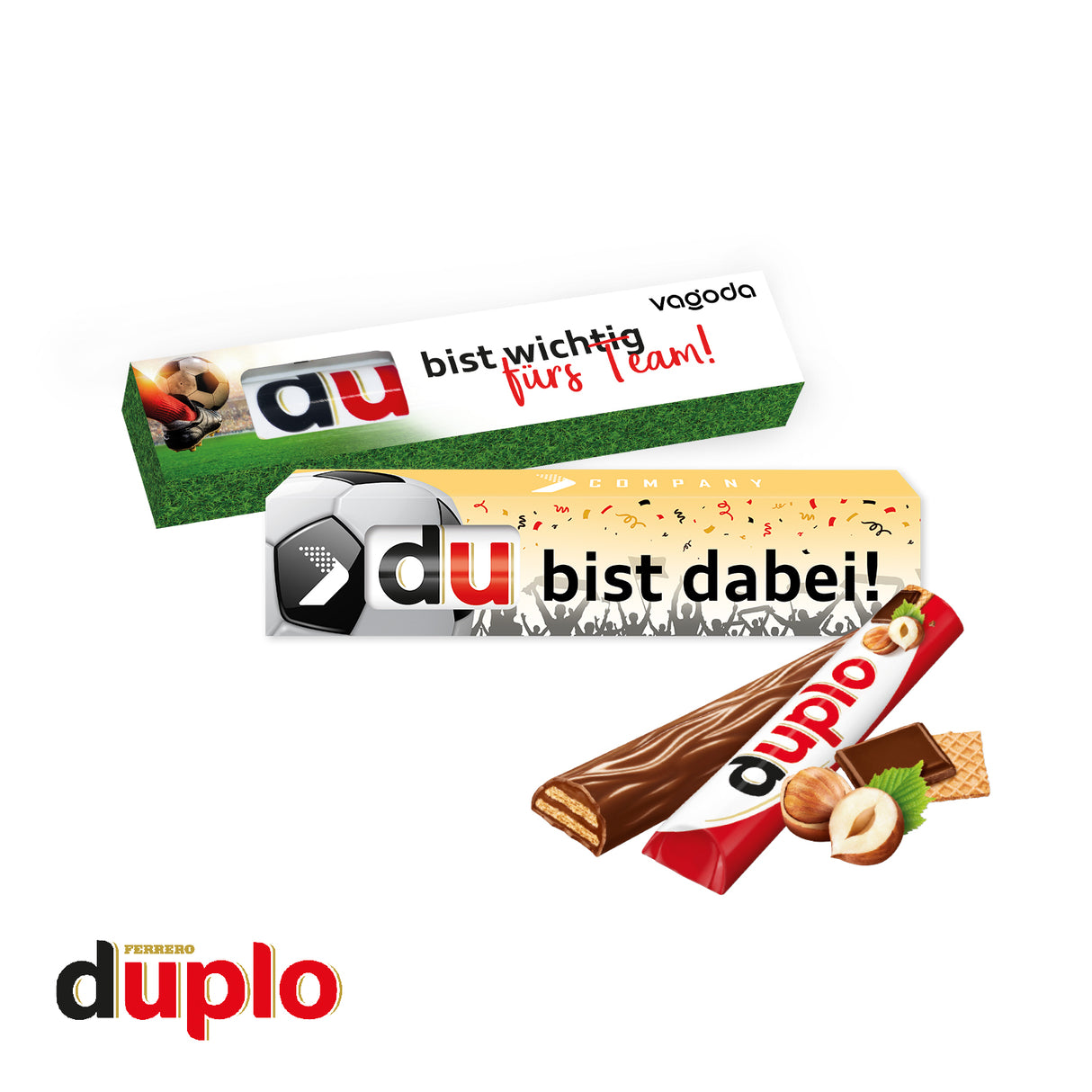 duplo 1er bedrucken mit Logo