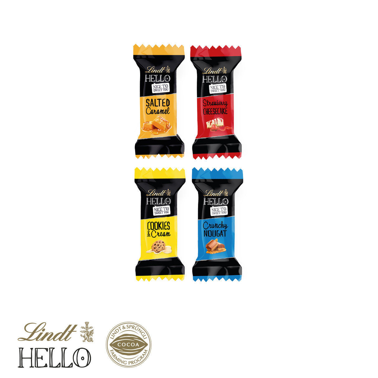 Lindt Hello im Werbeschuber