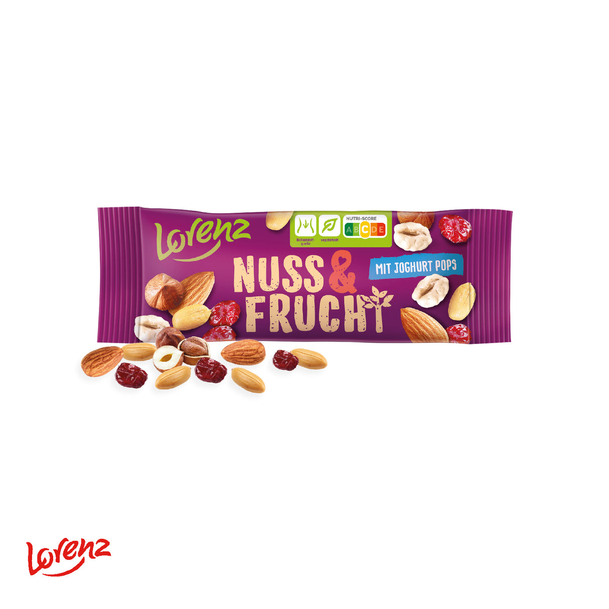 Lorenz Nuss & Frucht im Werbeschuber