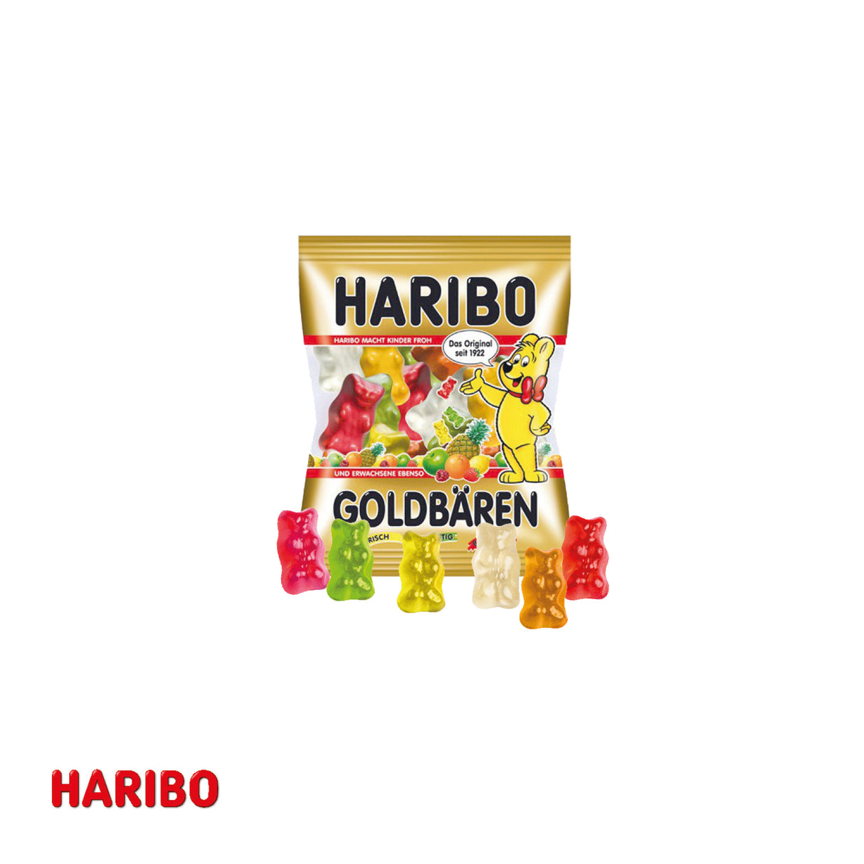 Haribo Goldbären im Werbebriefchen