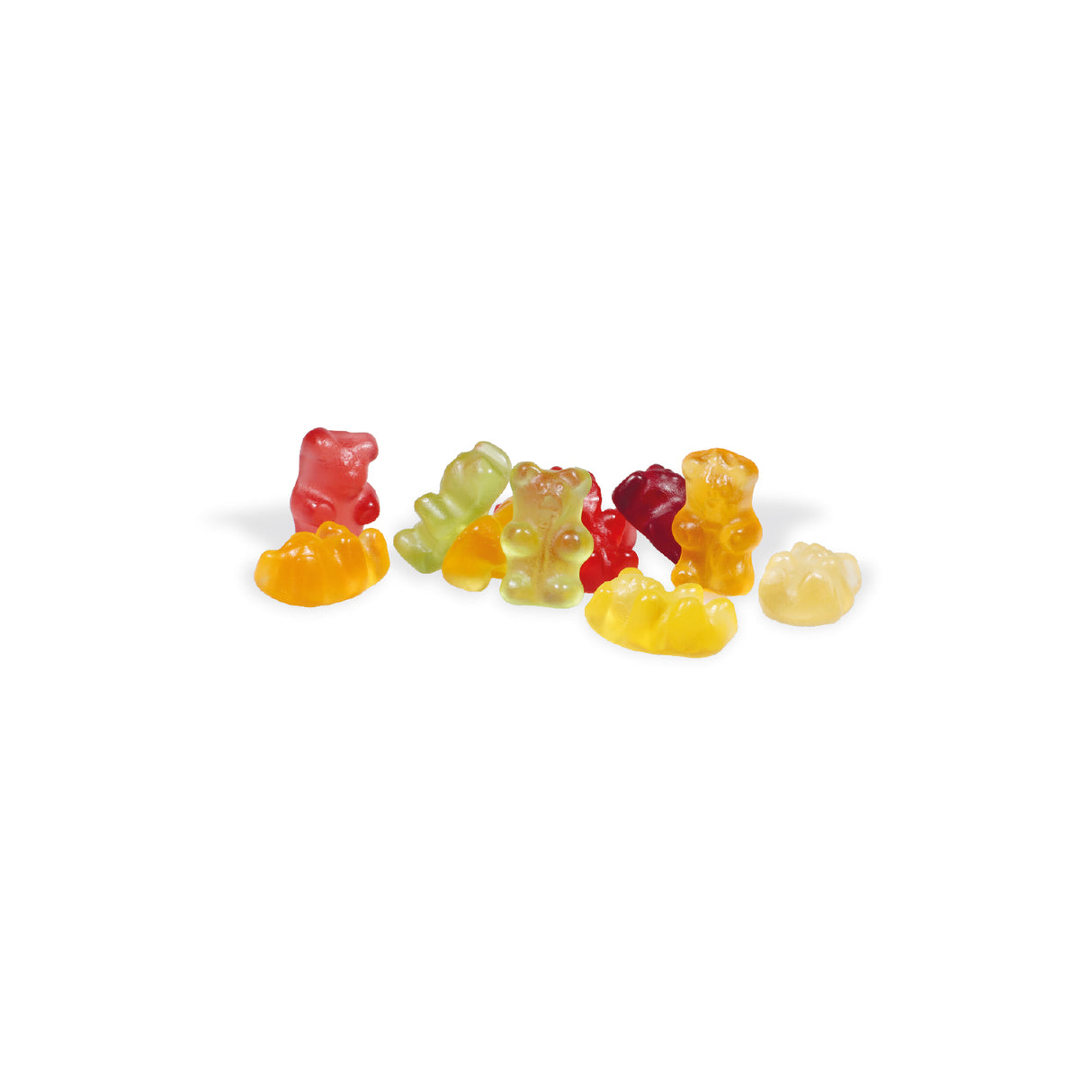 Werbe Fruchtgummi Paperbox mit Einleger Weihnachten