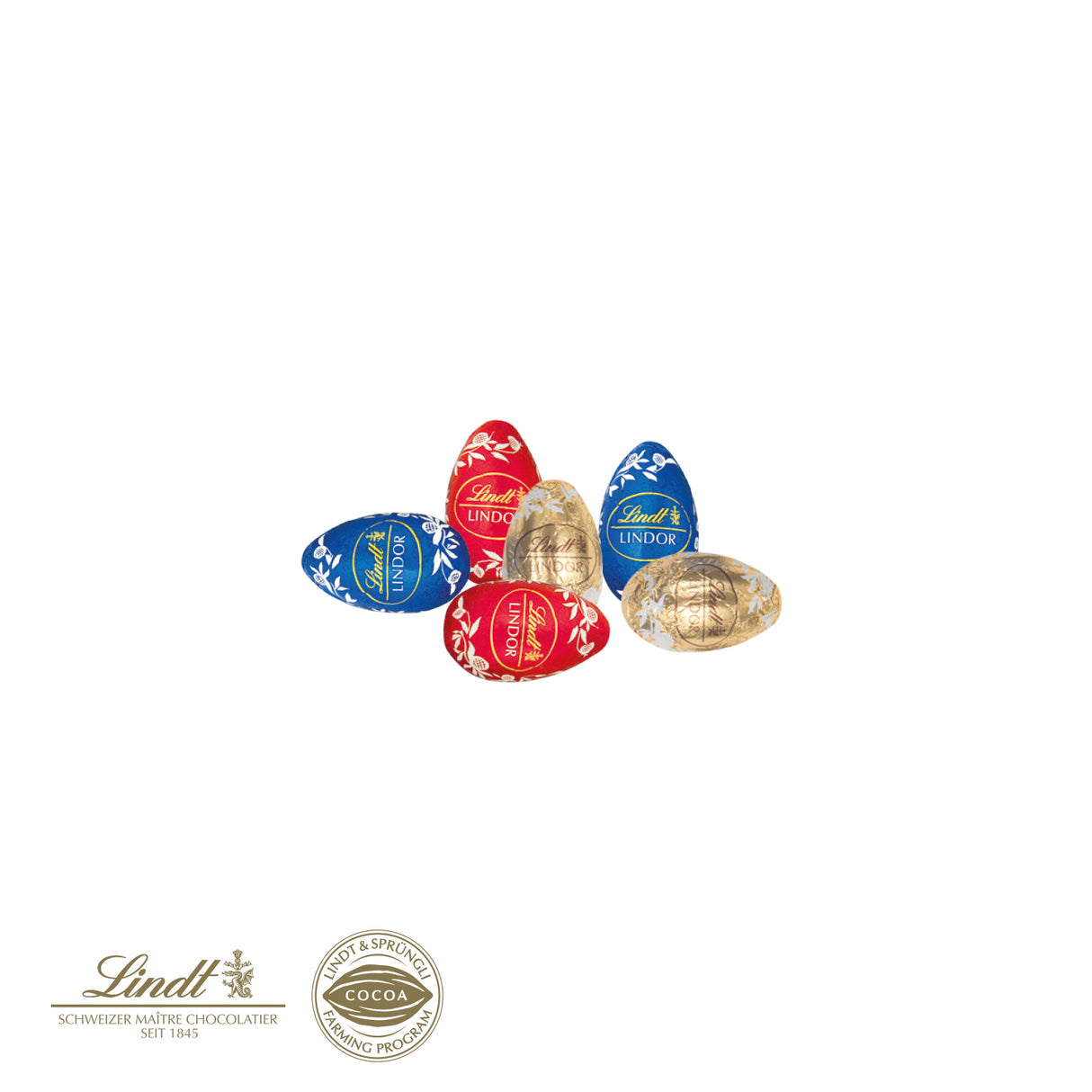 Eier-Parade mit Lindt Schokolade