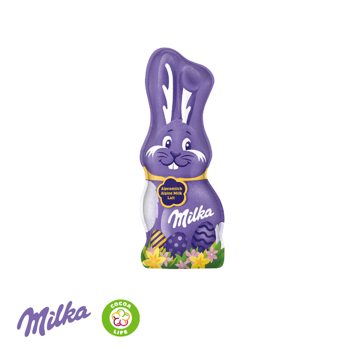 Milka Schmunzelhase in der Werbebox, 45 g