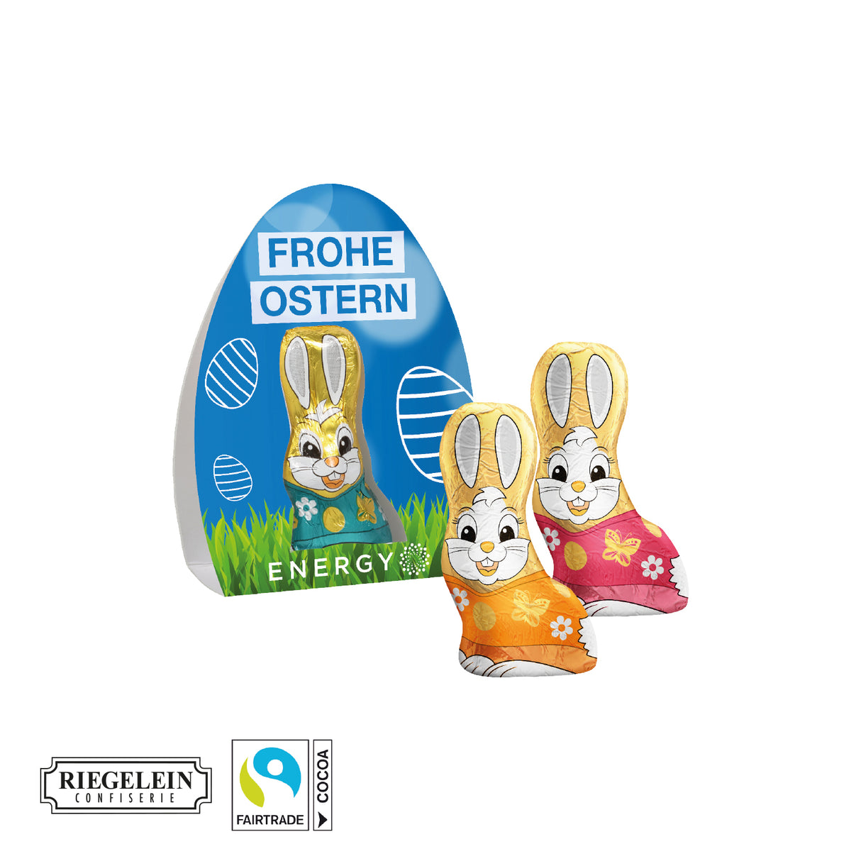 Osterpräsent Mitarbeiter - Langohrhäschen Fairtrade, 12,5 g