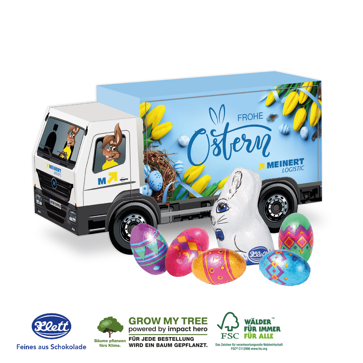 3D Präsent LKW Ostern Klett