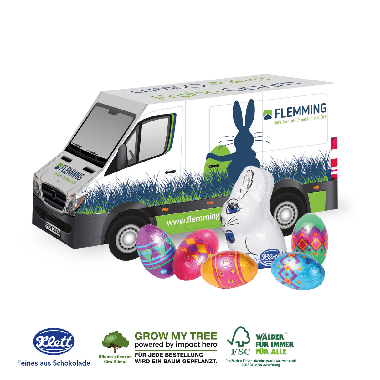 3D Präsent Transporter Ostern Klett