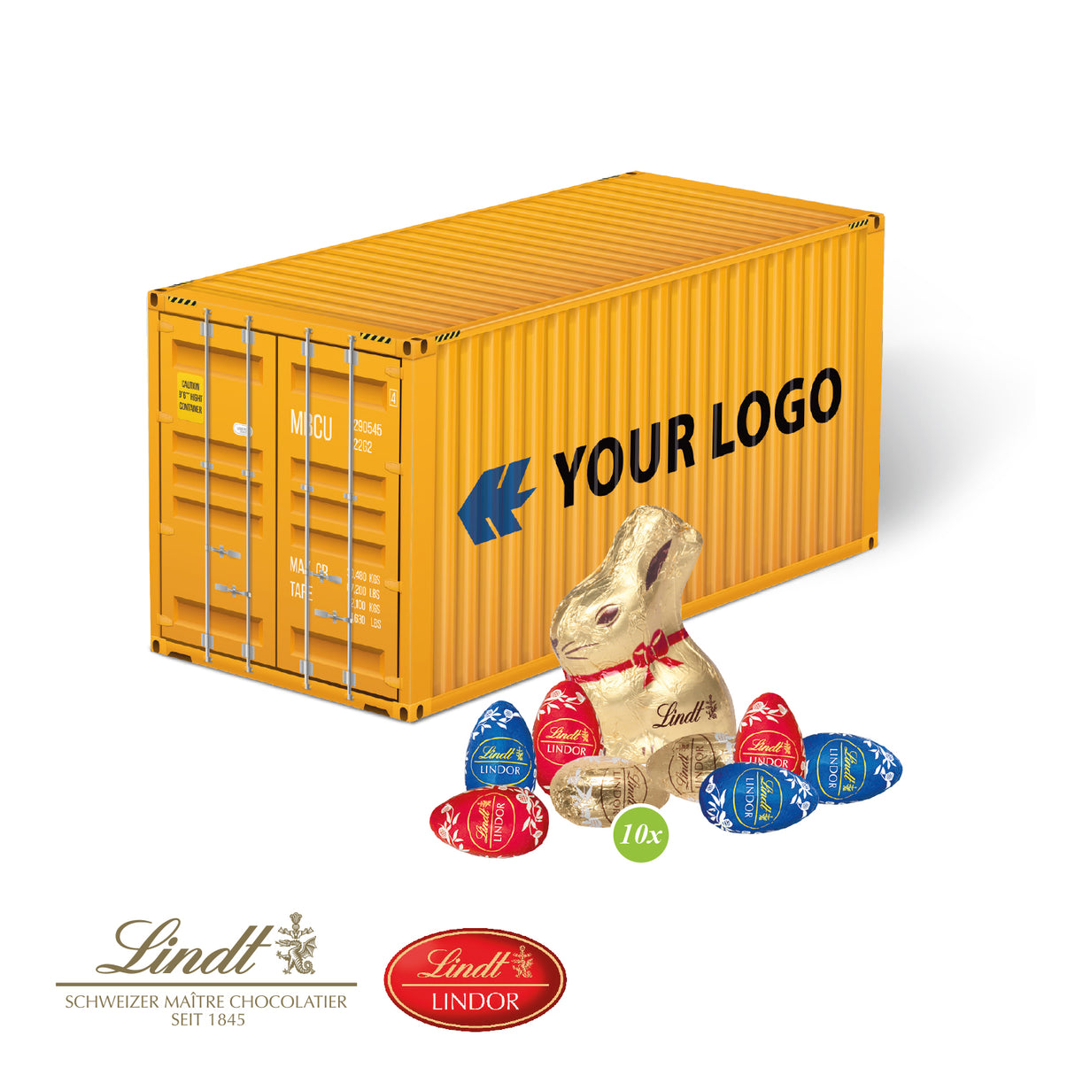 3D Präsent Container Ostern Lindt