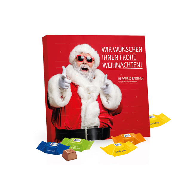 Ritter Sport Werbeartikel Adventskalender mit Firmen Logo