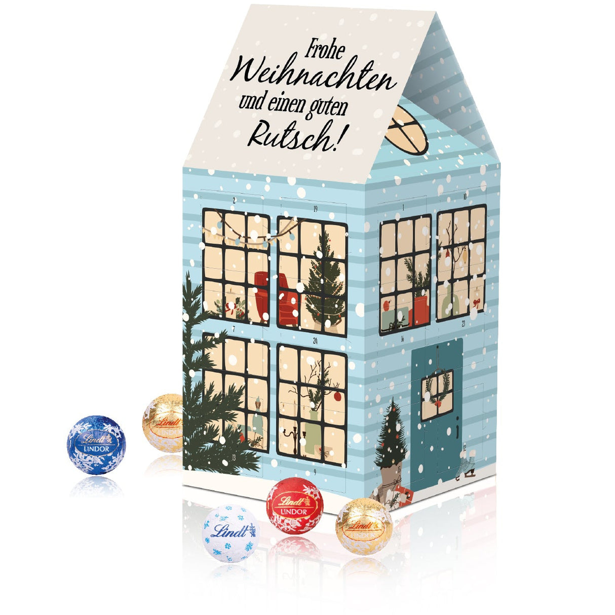 Lindt Werbeartikel Adventskalender mit Firmen Logo