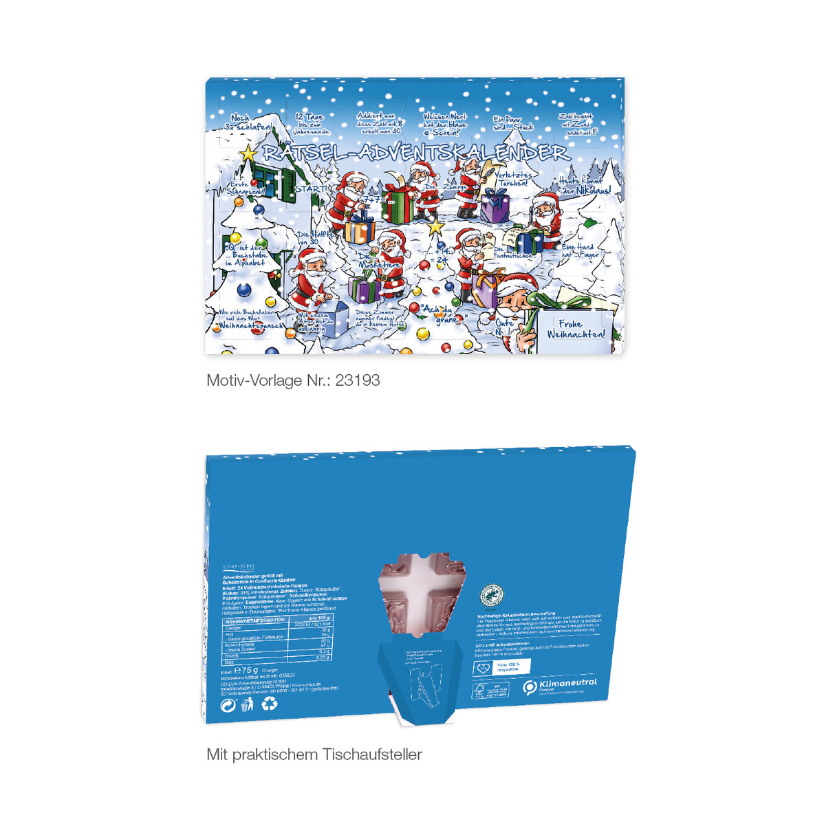 Tisch-Adventskalender „Classic Exklusiv“