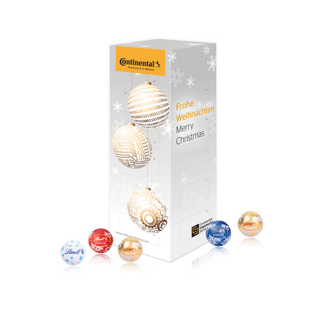 Adventskalender „Turm“ mit Schokolade