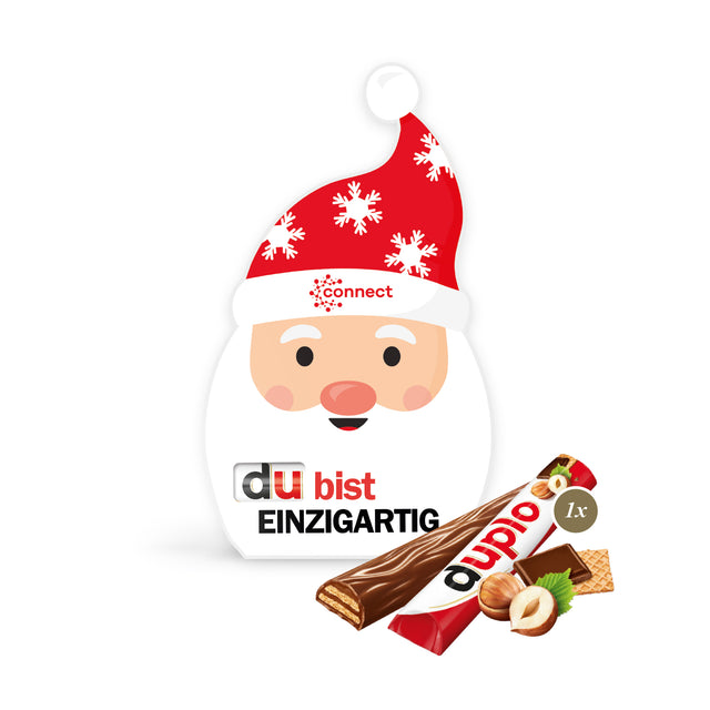 Giveaway Weihnachten - Werbekarte "Santa" mit duplo
