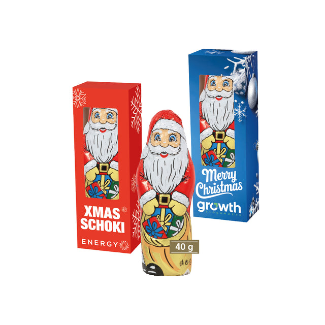 Nikolaus Werbeartikel - Weihnachtsmann von Klett, 40 g