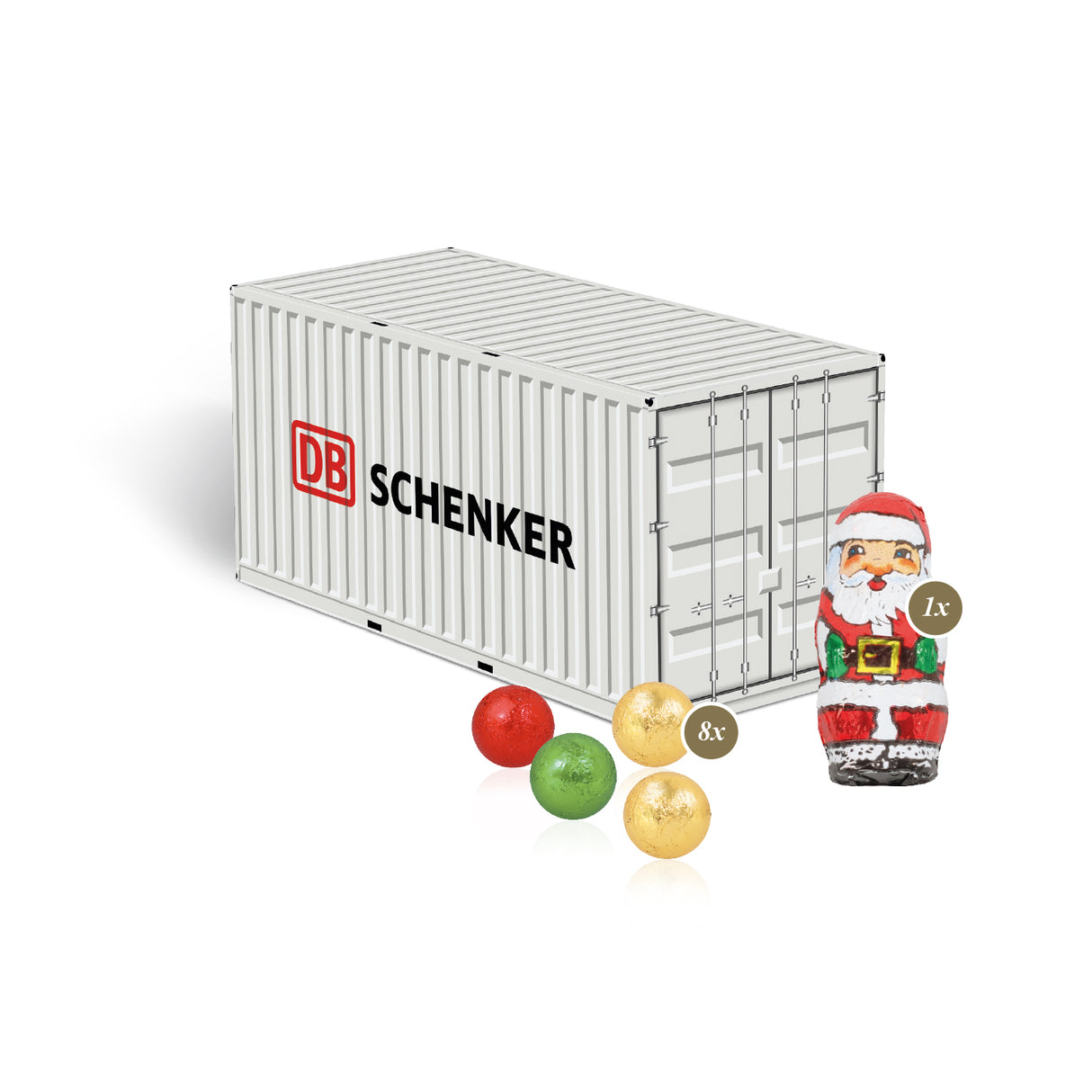 Werbeartikel - 3D Präsent Transporter - Weihnachtsgeschenk Kunden