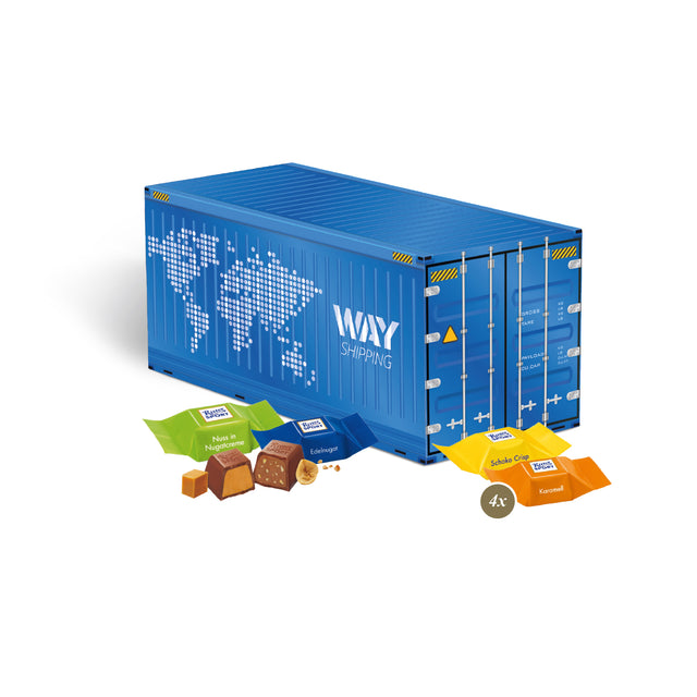 Ritter Sport Werbeartikel - 3D Präsent Transporter - Weihnachtsgeschenk Kunden