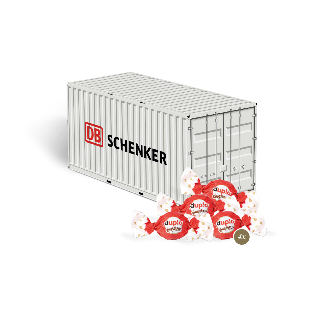 Duplo Werbeartikel - 3D Präsent Transporter - Weihnachtsgeschenk Kunden