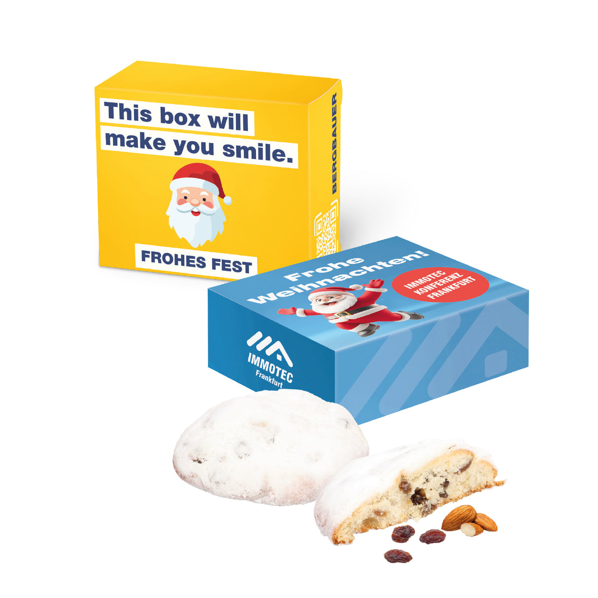 Werbegeschenk Weihnachten - Stollen Cookie