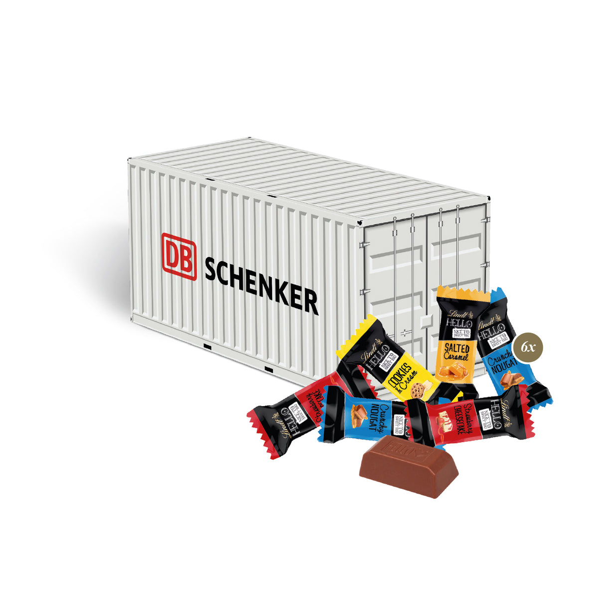 Lindt Werbeartikel - 3D Präsent Transporter - Weihnachtsgeschenk Kunden