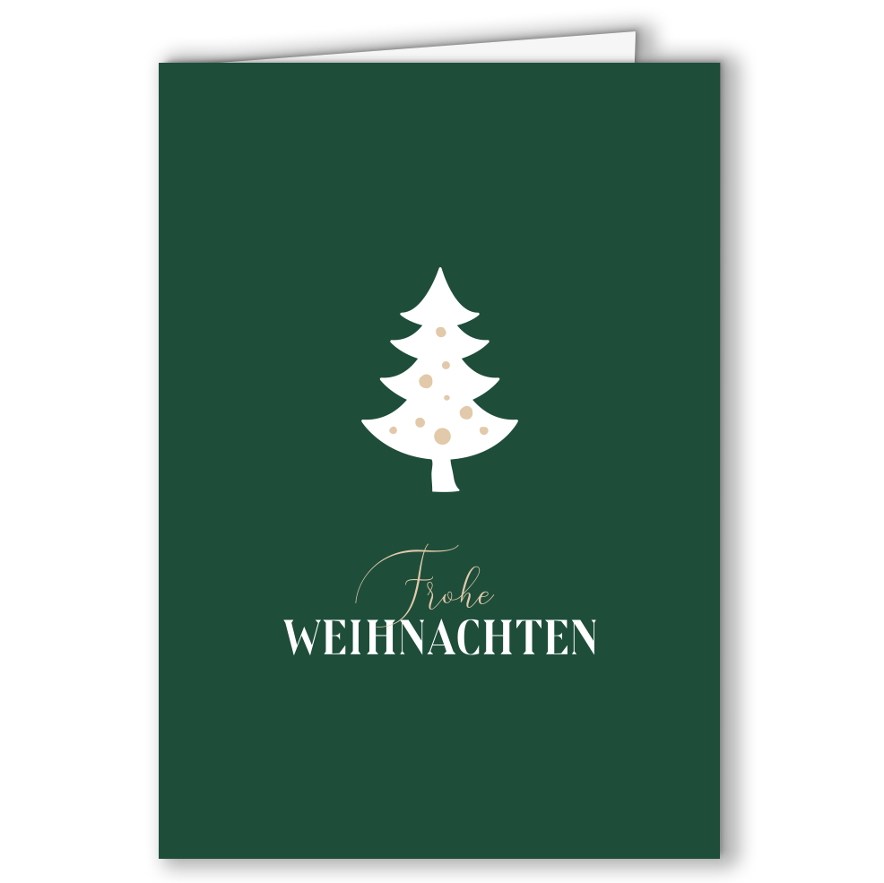 Weihnachtskarte Tannenbaum