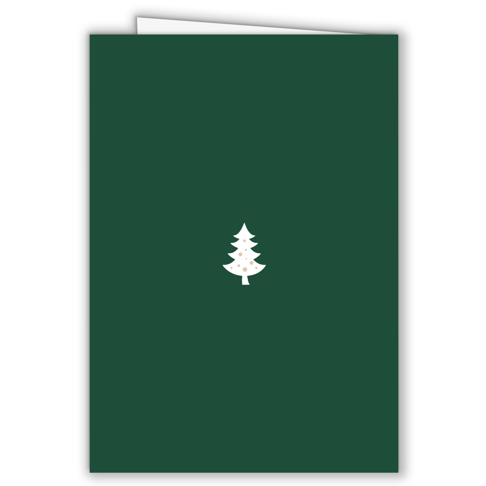 Weihnachtskarte Tannenbaum