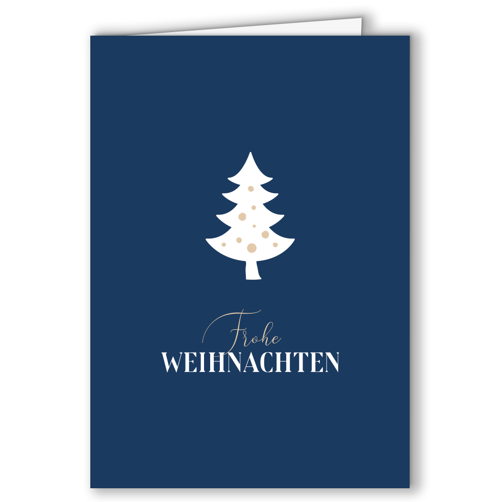 Weihnachtskarte Tannenbaum