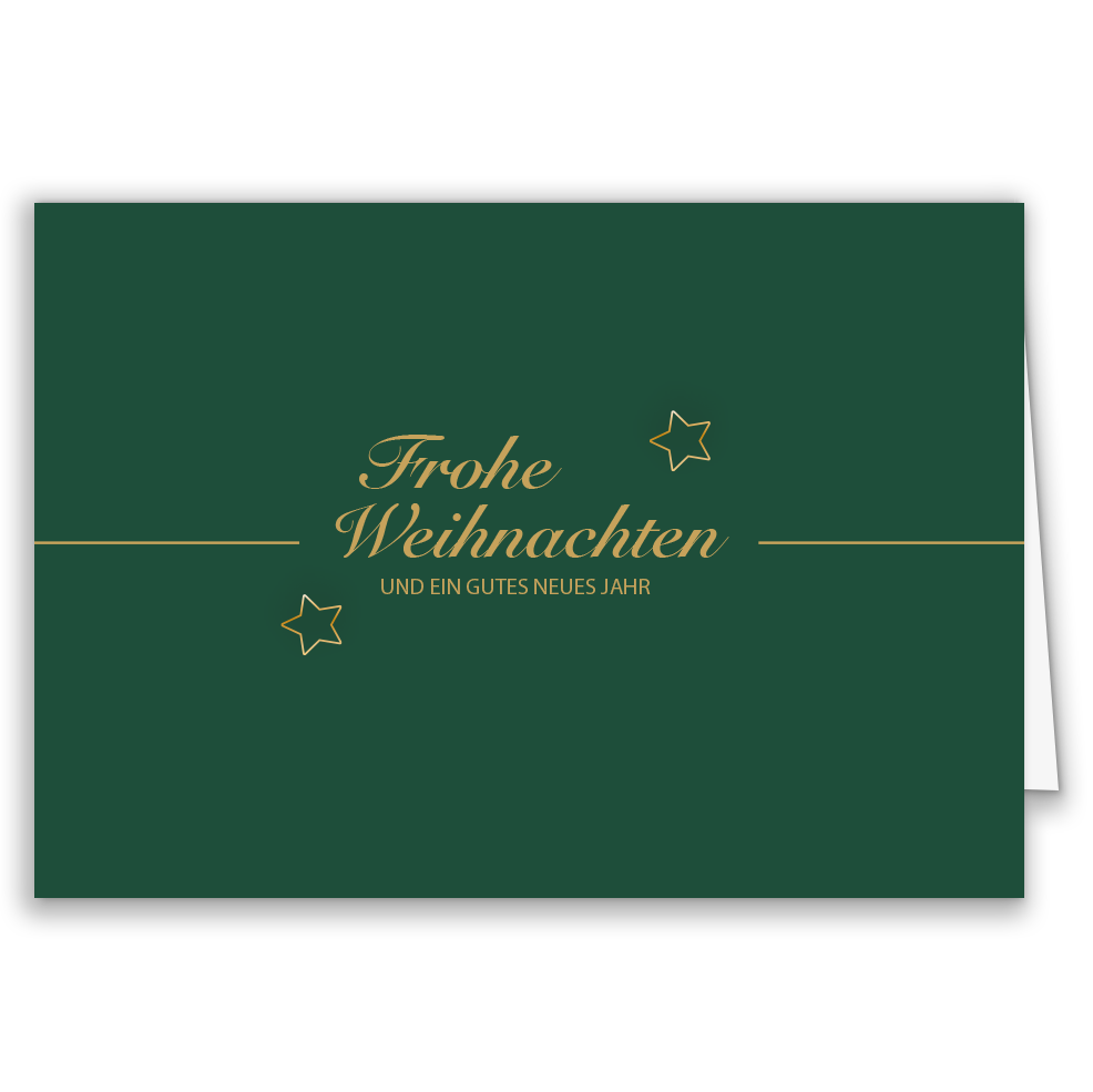 Weihnachtskarte Sternenzauber