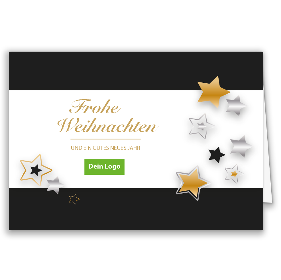 Weihnachtskarte Sternenzauber