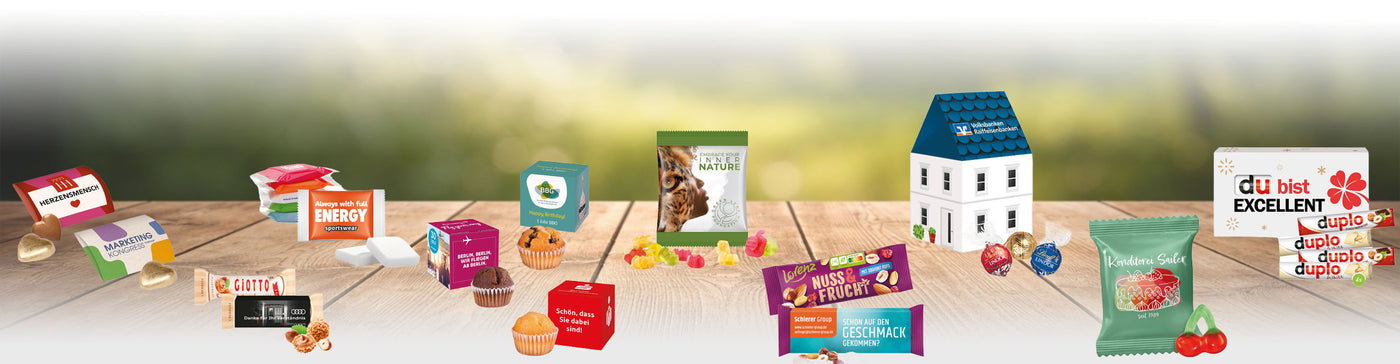 Süßigkeiten Werbeartikel